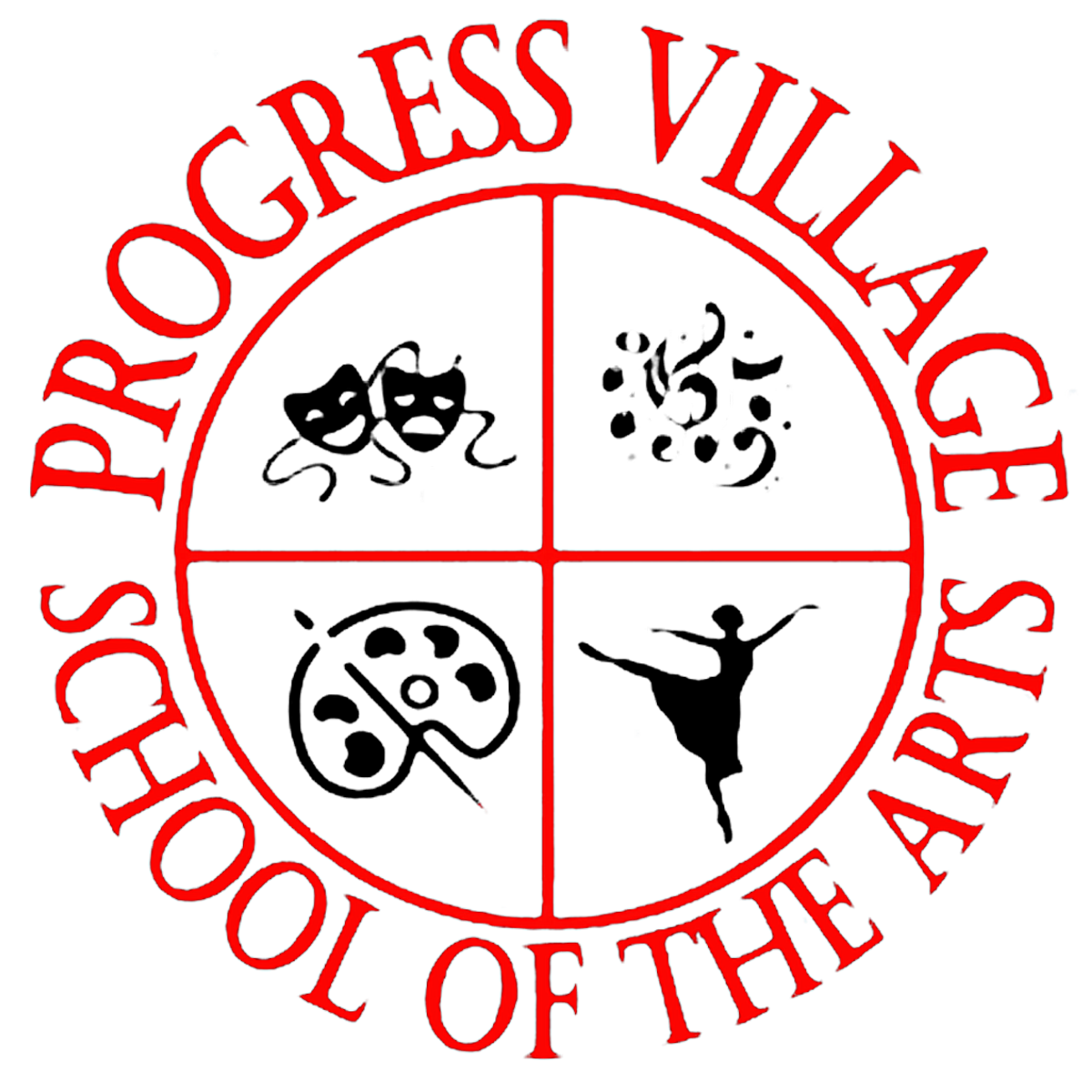 Progress Village Middle Magnet School logo